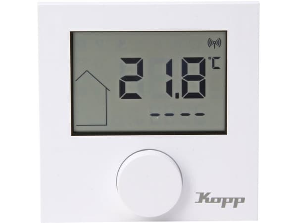 Kopp Free Control Termostat Klar vit (RAL 9010)