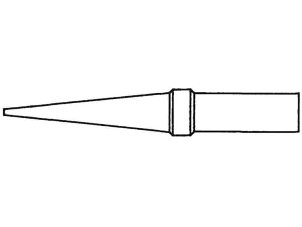 Weller 4ETOL-1, Loddespiss, Weller, 1 stykker, 0,8 mm, 43,5 mm