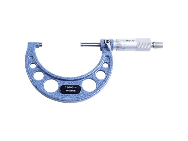 Basetech 1599710 Micrometer 100 mm (max) Aflæsning: 0.01 mm DIN 863-1
