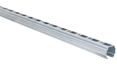 Walraven monteringsskena 2m WM35 - Elforzinket RapidRail 38x40x2mm.