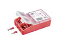 Miniatyrbild 2 av 2: TRU COMPONENTS TC-6646608 Klemmeforbindelsesstykker-sortiment 0.50 mm² - 1.50 mm² Rød 140 stk