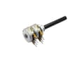 Miniatyrbild 4 av 4: OMEG PC2G20BU CEBS F1 L:50 B22K PC2G20BU CEBS F1 L:50 B22K Drejepotentiometer Stereo 0.2 W 22 kΩ 1 stk