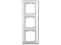 Miniatyrbild 1 av 3: ABB-basic55 Ram, vit blank, 3 moduler