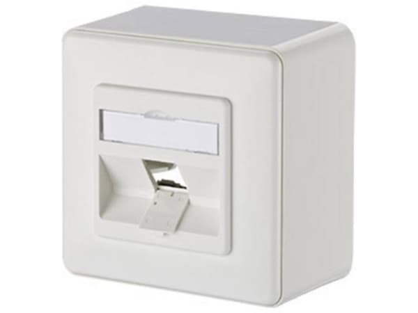 METZ CONNECT 130B10D10002-E, RJ-45, 1 moduuli(a), Valkoinen, 85 mm, 43 mm, 85 mm