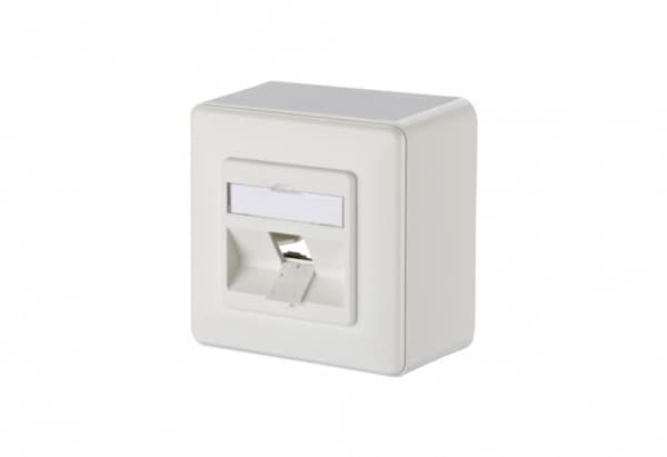METZ CONNECT 130B20D10002KE, 1 modul/-er, Vit, 85 mm, 85 mm, 35 mm Vit