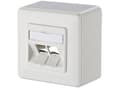 Miniatyrbild 3 av 5: METZ CONNECT 130B20D20002KE, 2 x RJ-45, Vit