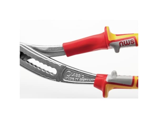NWS ClassicPlus VDE, Not-og-fjær-tang, 4,5 cm, Stål, Oransje, Rød, 240 mm, 365 g
