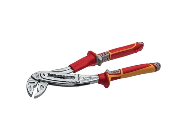 NWS ClassicPlus VDE, Not-og-fjær-tang, 4,5 cm, Stål, Oransje, Rød, 240 mm, 365 g