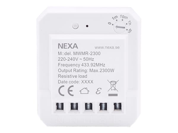 Nexa MWMR-2300 - Reläkontroll - trådlös - 433.92 MHz
