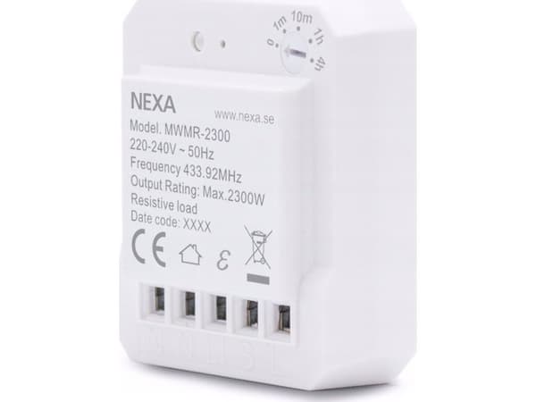 Nexa MWMR-2300 - Reläkontroll - trådlös - 433.92 MHz