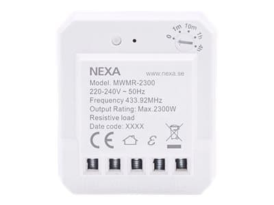 Nexa MWMR-2300 - Reläkontroll - trådlös - 433.92 MHz