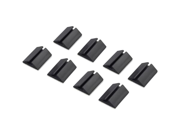 TRU COMPONENTS 617164-BK Kabelhållare Självhäftande 1282781 Bundle-Ø-område 2,50 till 3,50 mm Svart 8 st