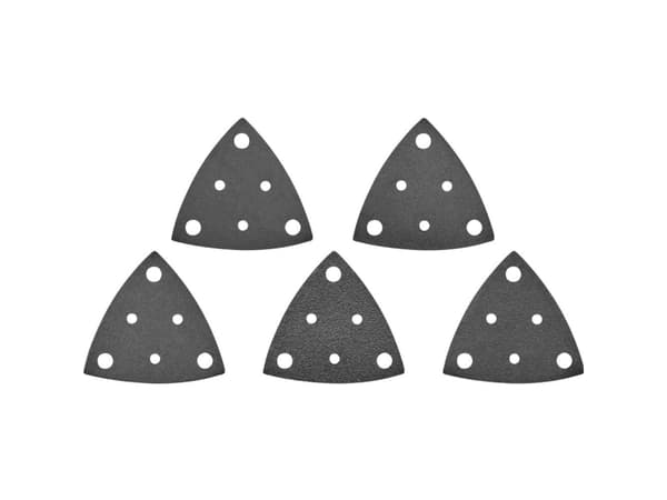 TOOLCRAFT TO-5045829 Svingslibepapir perforeret Kornstørrelse 60, 80, 120, 180, 240 Hjørnemål 80 mm (L x B x H) 80 x 80 x 80 mm 1 stk