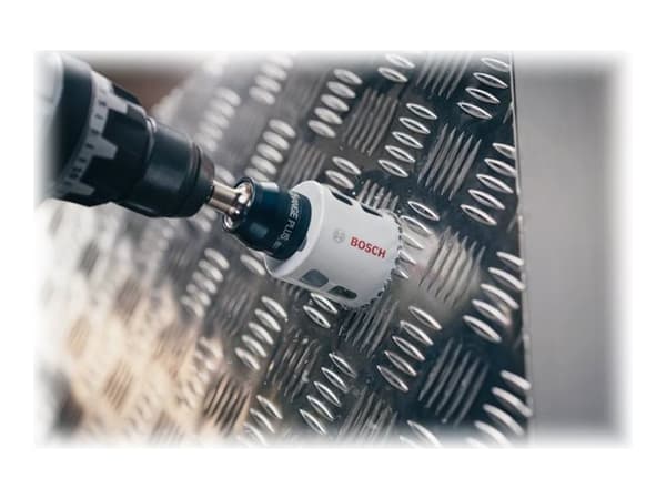 Bosch Progressor for Wood and Metal - Hole saw - for tre, metall, plast, rustfritt stål, ikke-jernholdig metall - 27 mm