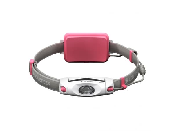 Ledlenser 500920 hodelykt (rekkevidde 30 m; hvit, rød) Grå, Rosa, Hvit