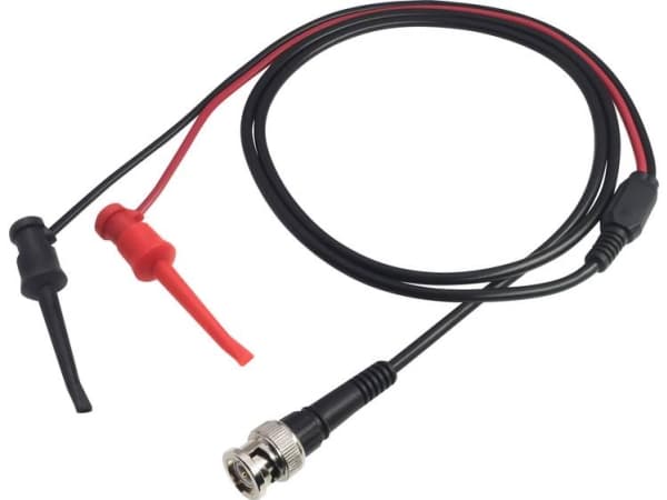 VOLTCRAFT MSC-101 BNC-prøveledning 1.14 m Sort, Rød