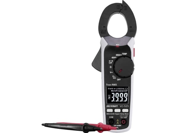 VOLTCRAFT VC-8466760 Strømtang digital CAT III 600 V Visning (counts): 4000