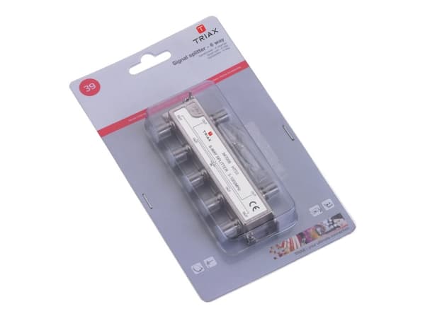 Triax HTS 6 - RF-linjedelare - F-kontakt hona till F-kontakt hona - 110 dB