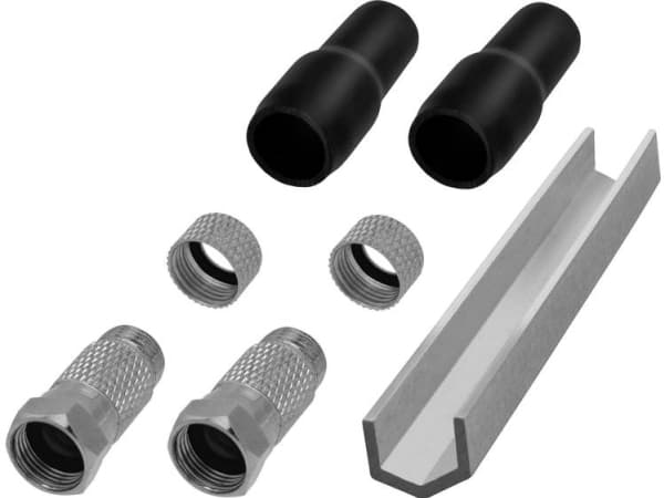 TRU COMPONENTS TC-6936300 SAT-antennkontakt och adapter Kabeldiameter: 5 mm