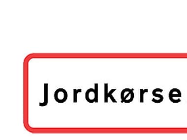 Spærret for gennemkørsel - Undertavle UA-X 25x50cm T3 refleks, DS/EN12899-1