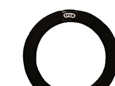 EPDM-flänspackning 38,0 mm - DN32 med stålinsats G-St Max 120°