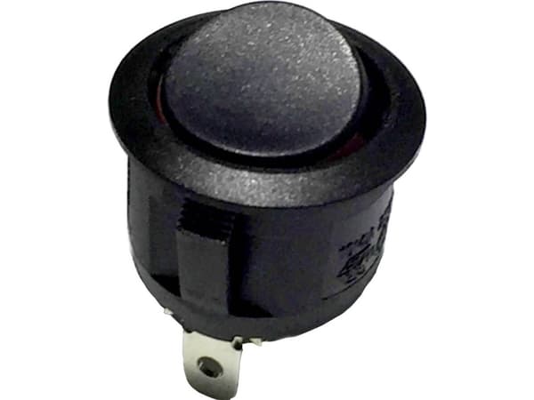 TRU COMPONENTS 701365 Vippekontakt R13-112A-02 BB 250 V/AC 6 A 1 x Off/On Klikkende 1 stk