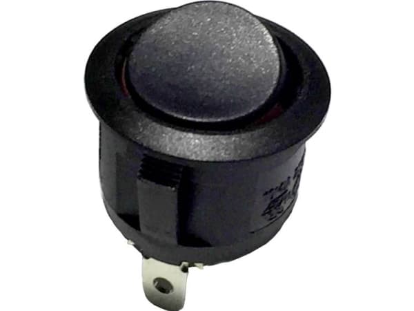 TRU COMPONENTS 701365 Vippekontakt R13-112A-02 BB 250 V/AC 6 A 1 x Off/On Klikkende 1 stk