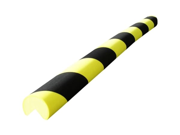 VISO PU 4025 NJ Vinkel-beskyttelsesprofil Sort, Gul (Ø x L) 40 mm x 750 mm