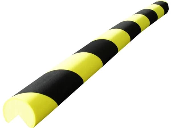 VISO PU 4025 NJ Vinkel-beskyttelsesprofil Sort, Gul (Ø x L) 40 mm x 750 mm