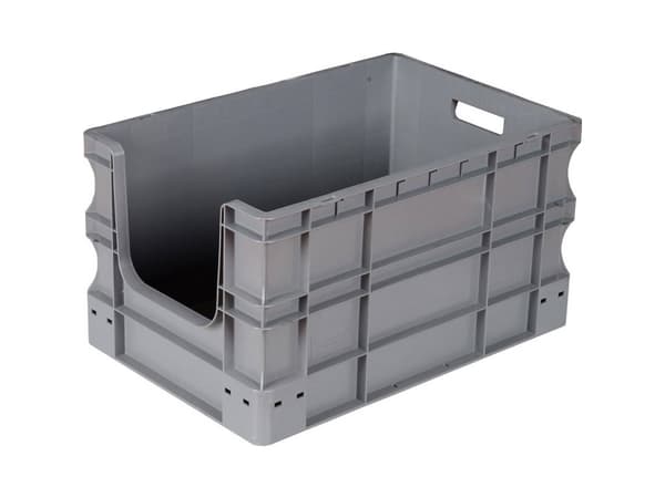 VISO SPK 4632 AV Opbevaringskasser (B x H x T) 400 x 320 x 600 mm Grå 1 stk