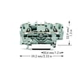 Miniatyrbild 2 av 3: Wago 2002-1301, 5,2 mm, 59,2 mm, 32,9 mm, 800 V
