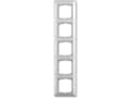 Miniatyrbild 1 av 3: ABB-basic55 Ram, vit blank, 5 moduler