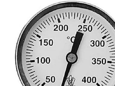 Røggastermometer 51mm - Rx-406 +50/+400gr