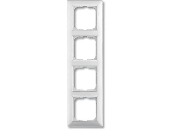 ABB-basic55 Runko, matta valkoinen, 4 moduulia