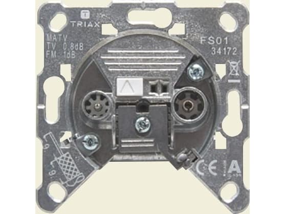 Triax FS 01 - Strömuttag - IEC-kontakt x2