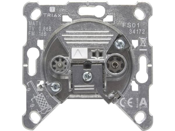 Triax FS 01 - Strömuttag - IEC-kontakt x2
