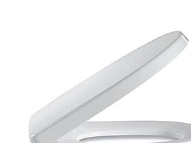 Pressalit sæde Delight m/låg - Hvid, med Uni-flex beslag, rustfri. Passer bl.a ti 613056100