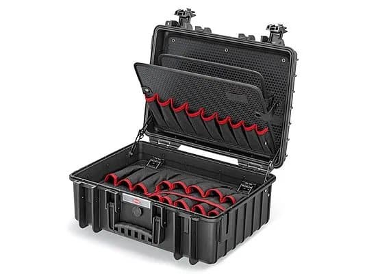 Knipex 00 21 35 LE, Svart, Polypropylen (PP), Dammresistent, Stöttålig, Vattentålig, 470 mm, 370 mm, 190 mm