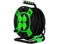 Pikkukuva 3 / 5: REV - Jatkokela - vaihtovirta 230 V - 3000 Watt - lähtöliitännät: 4 (4 x jännite) - 40,0m - musta, vihreä (0010217412)