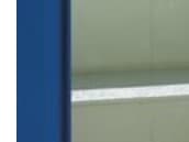 Blika hylla för materialskåp - Galv, för materialskåp MS-1, MS-0.5 & oljeskåp