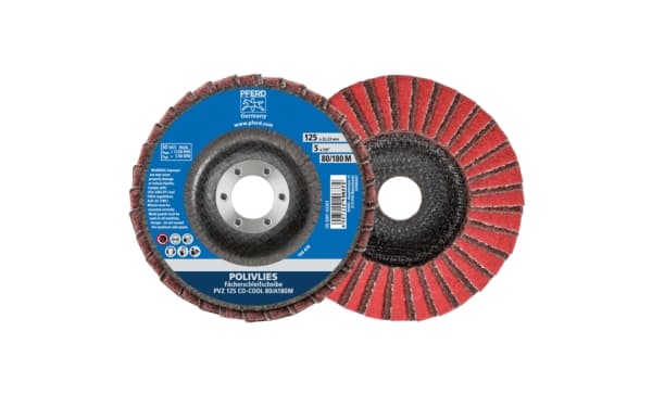PFERD 44695111, 12200 RPM, 2,22 cm, 12,5 cm, 18 mm, 5 stykker