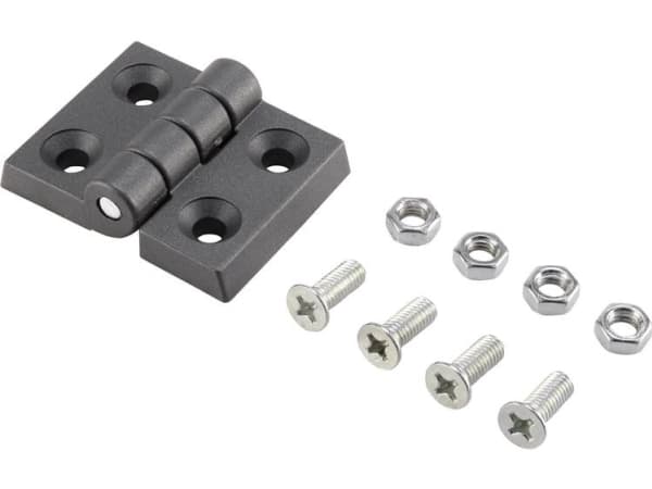 Basetech Gångjärn av plast 60x45x8mm 60 mm 60 mm 1 st