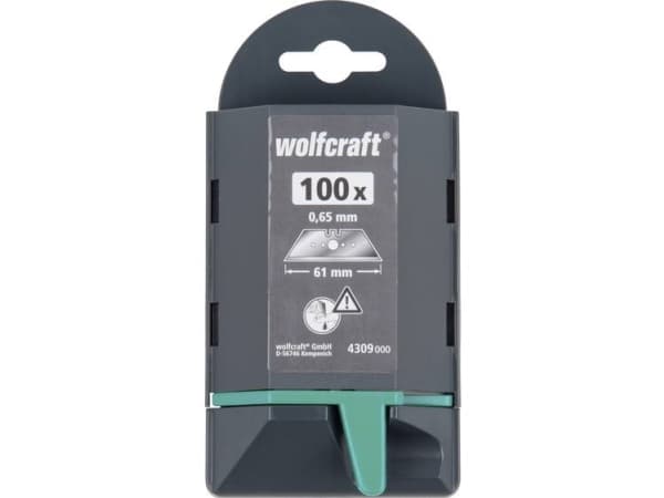 wolfcraft GmbH 4309000, 100 styck, 18,7 mm, 0,65 mm, 61 mm