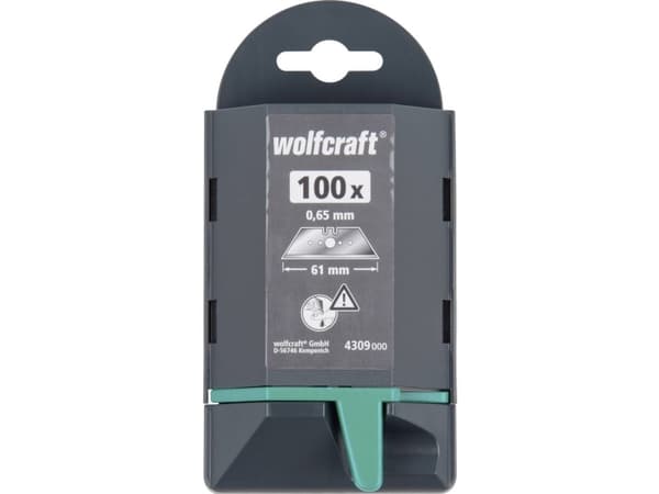 wolfcraft GmbH 4309000, 100 styck, 18,7 mm, 0,65 mm, 61 mm