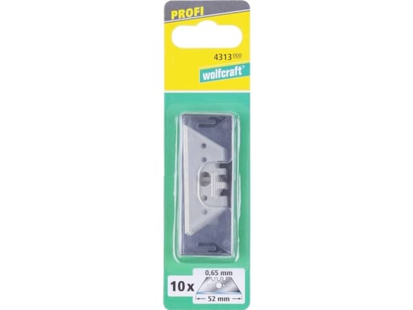 wolfcraft GmbH 4313000, 10 kpl, 18,7 mm, 0,65 mm, 52 mm