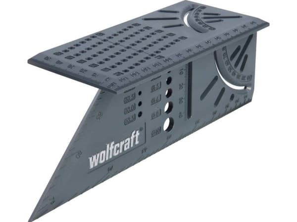 wolfcraft GmbH 5208000, Facet firkant, Grå, CE, 15 cm, 27,5 cm, 27,5 cm, 6,6 cm