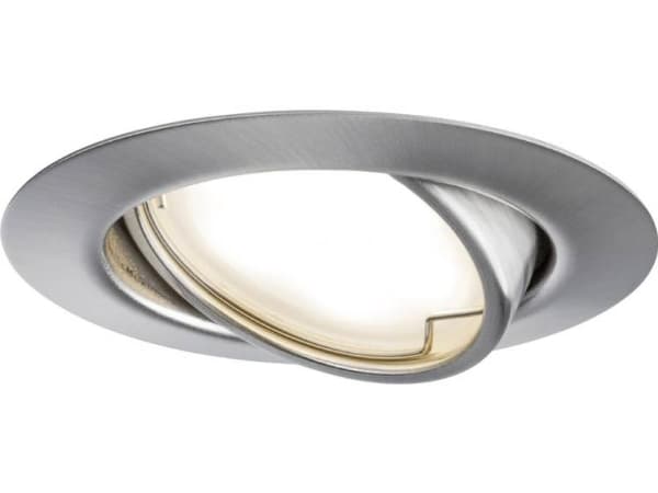 Paulmann 934.14, 1 ampuller, LED, 3000 K, 465 lm, Metallisk
