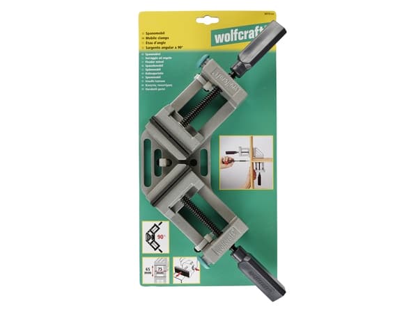 wolfcraft GmbH 3415000, Hjørneklemme, Aluminium