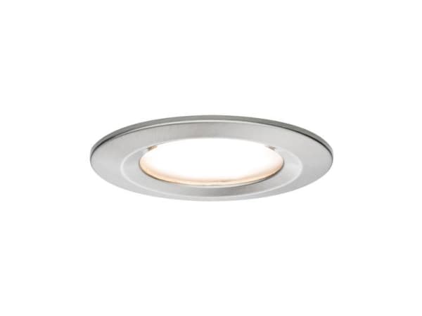 Paulmann Nova, 1 ampuller, LED, 2700 K, 650 lm, IP44, Metallisk