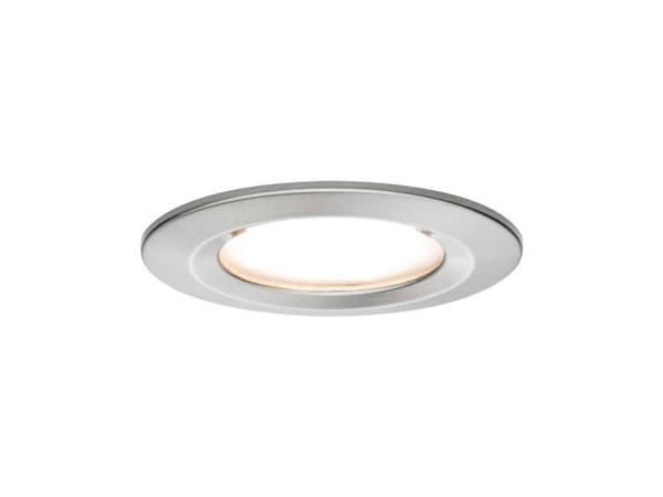 Paulmann Nova, 1 ampuller, LED, 2700 K, 650 lm, IP44, Metallisk